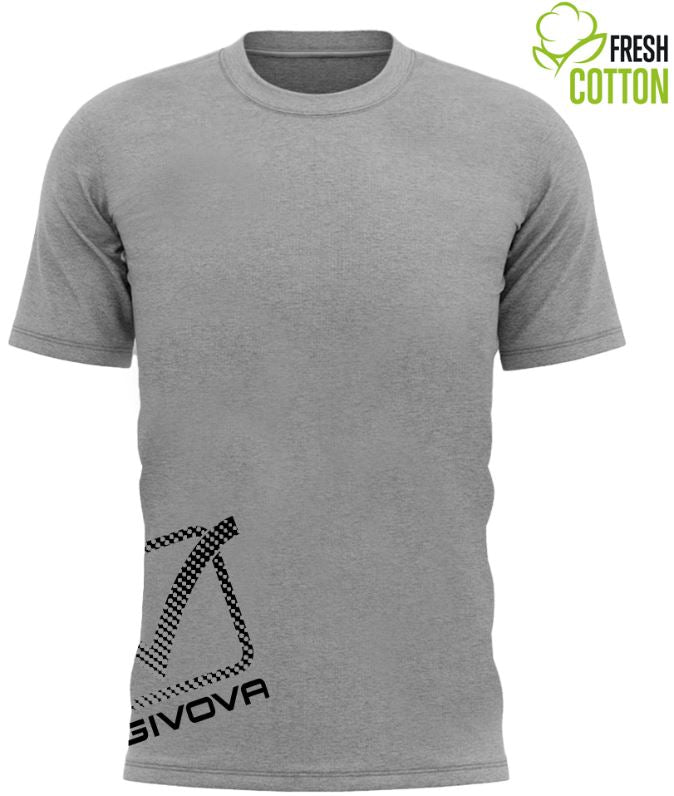 Cotton T-shirt Givova Reflective Light Gray gray 4XL