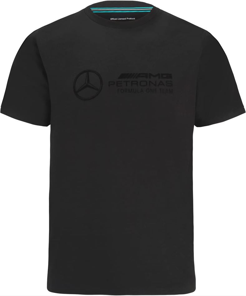T-shirt Mercedes Men F1 Fw Stealth Large Logo T-Shirt Black black 2XS