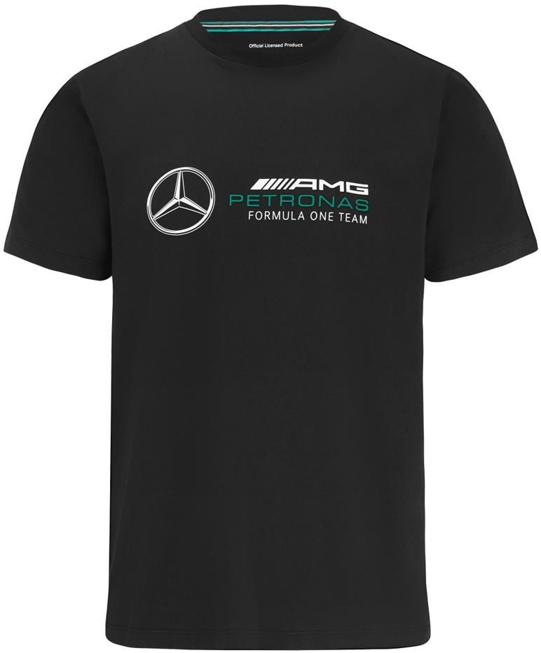 T-shirt Mercedes Men F1 Fw Large Logo T-Shirt Black black 2XS