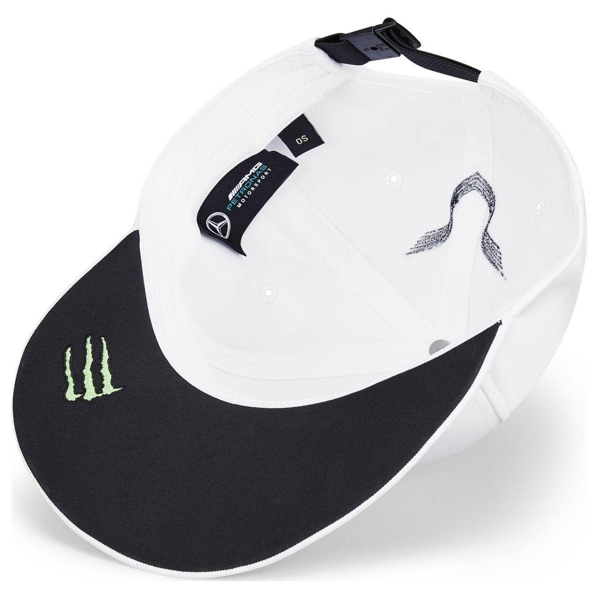 Lewis Hamilton 2021 Flatbrim Petronas Cap - Wit, Unisex