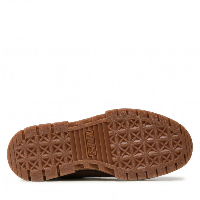 Puma Boots Mayze Chelsea Suede Platform Brown Zln 0867