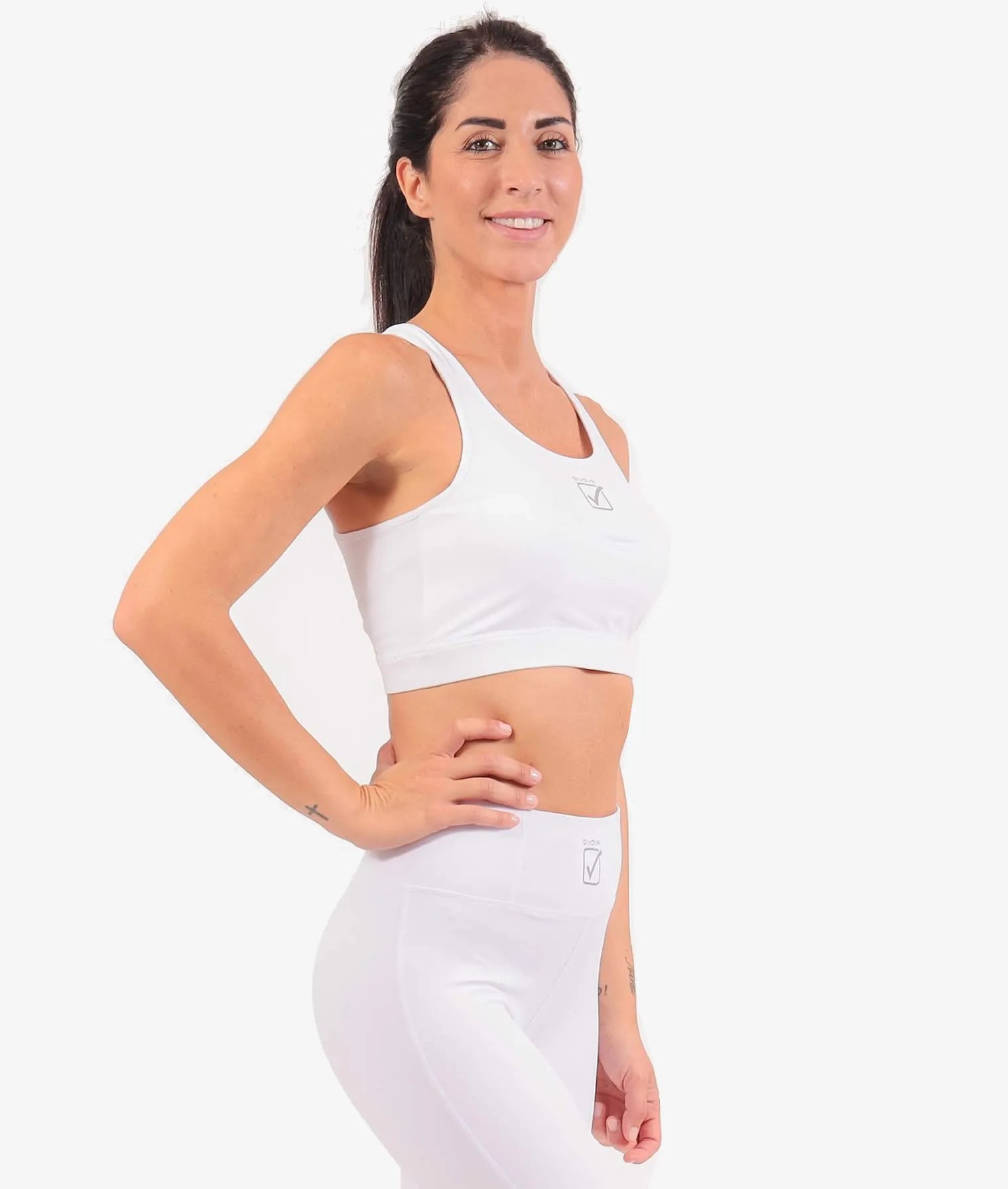 Bra Spóirt Givova Top Donna White XS