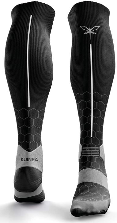 Compression knee socks Kuinea K004Sg Sport Compression 35-38