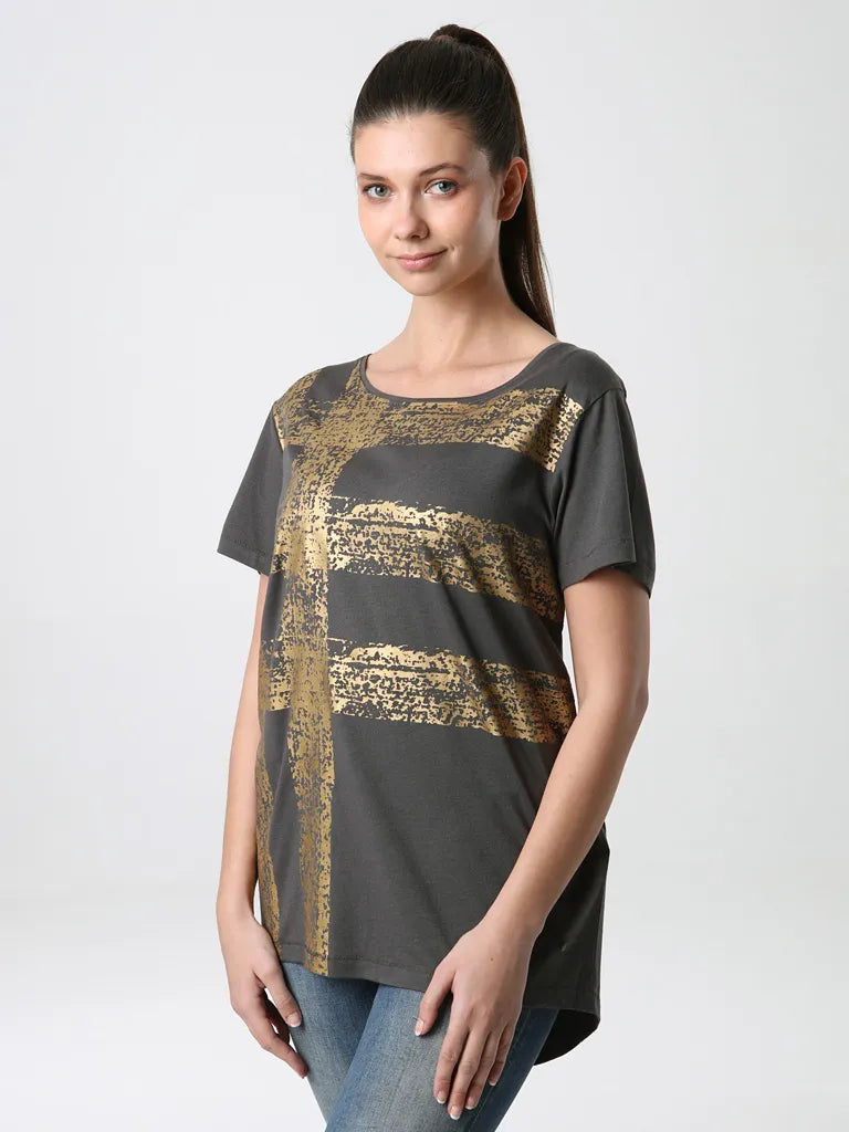 Ladies T -Shirt Loap Asaja M - Cotone traspirante per giorni attivi