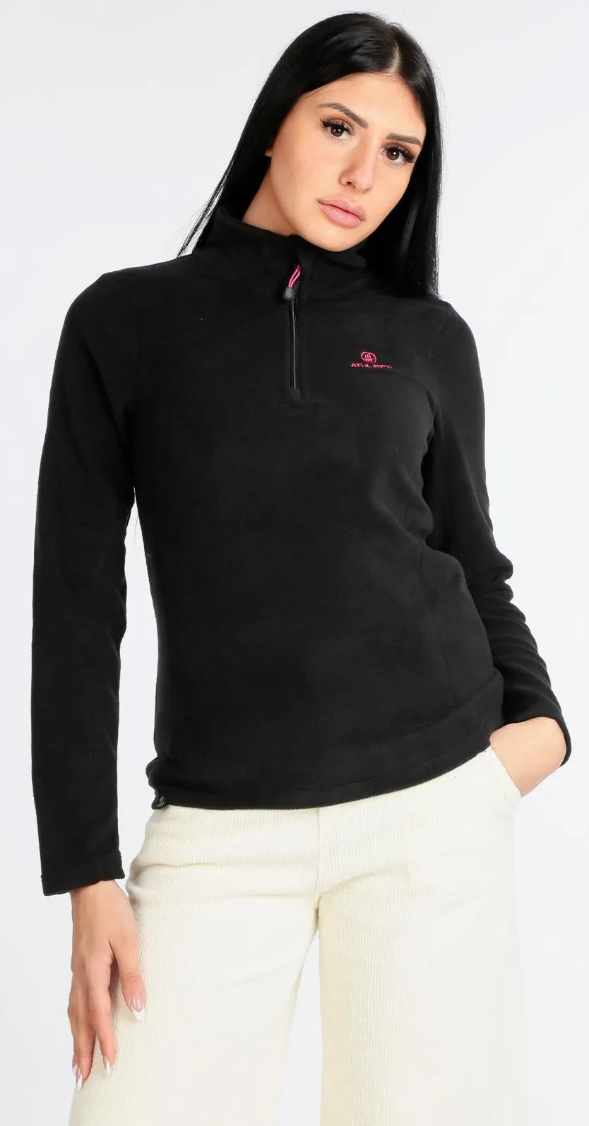 Ladies Fleece Mikina 2xl - Virgin Black Athl. DPT