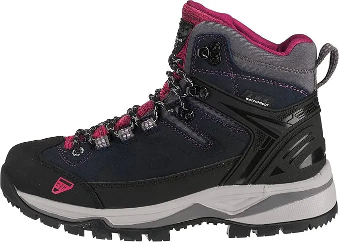 Buitenschoenen Icepeak Wandelschoenen Wynne Mid Cut WP Waterdicht Roze 38
