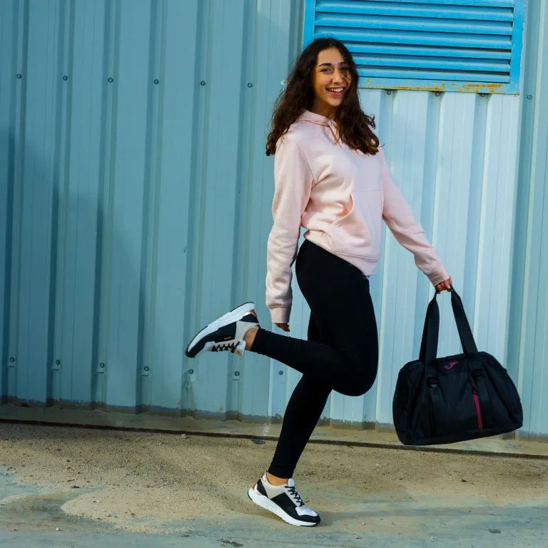 Mesdames Joma Montana Sweat à capuche rose clair M - Soft & Sporty