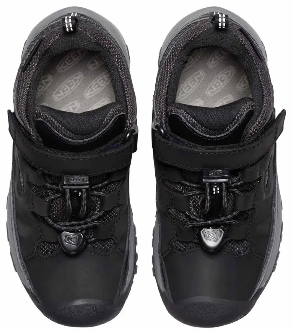 Keen Jr Targhee Low WP Zwart/StaalGrijs Zwart 24