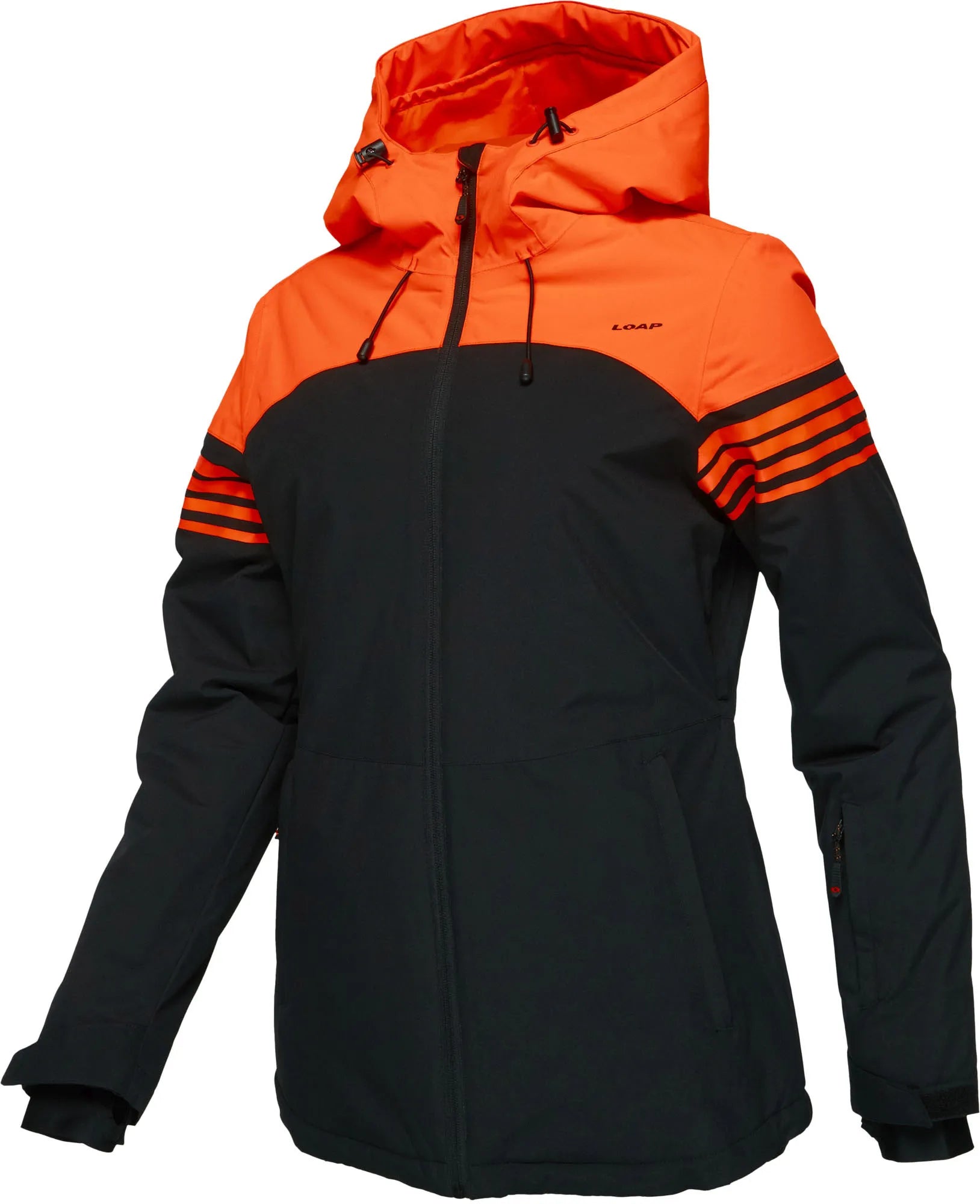 Women's ski jacket loap lawela black-org black xl