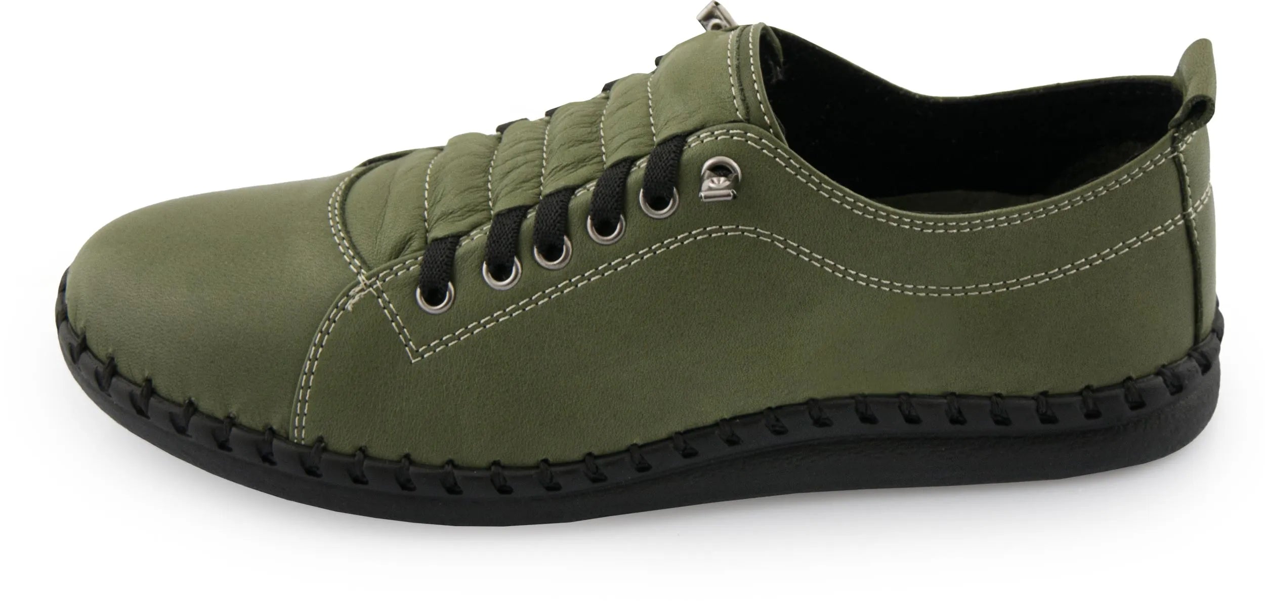 Botas de aprendizaje de damas Nell M6019 Oliva oscura - Tamaño 41