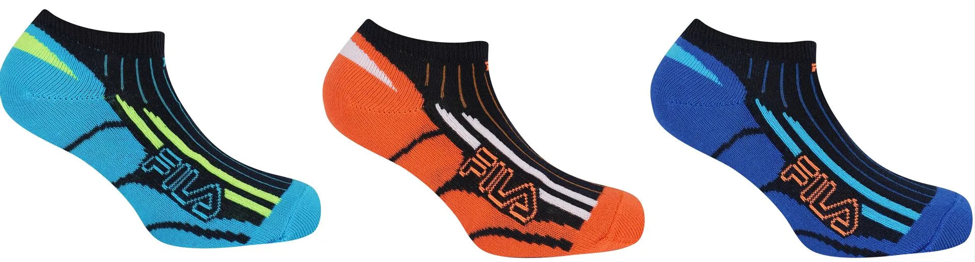 Socks fila 3-pack jr boy sneaker navy mix 35-38