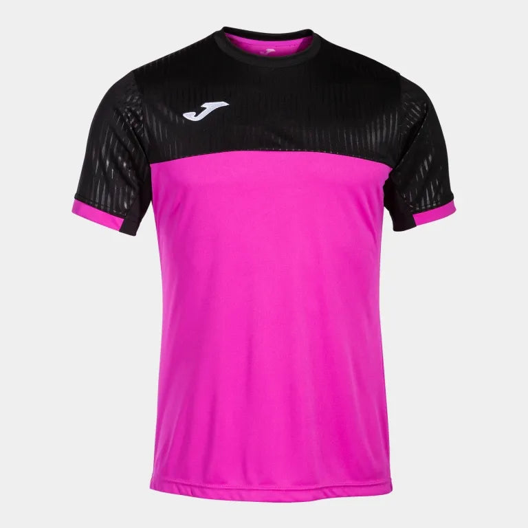 Sportovní tričko Joma Montreal Fluor Pink-Black Pink XL