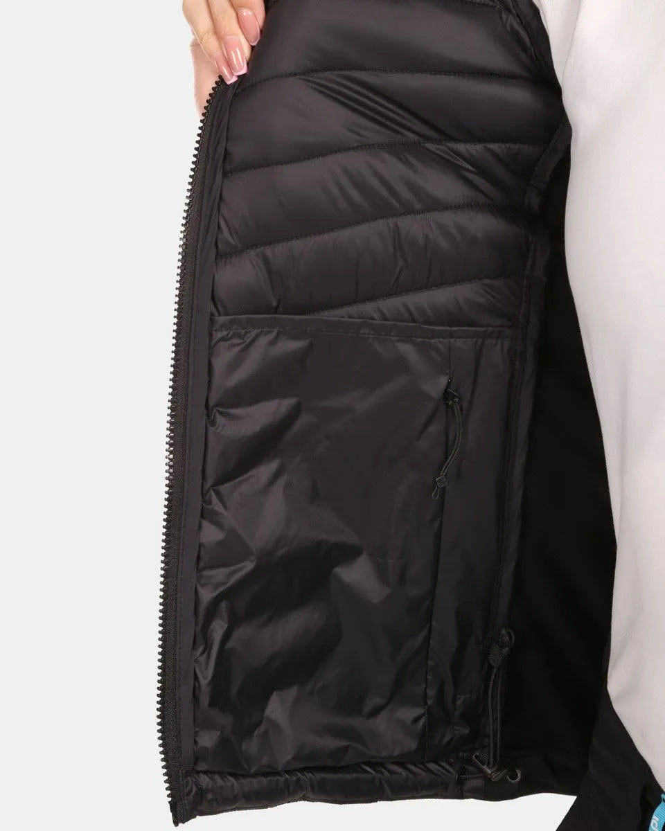 Women's insulated jacket kilpi actis-w black 38