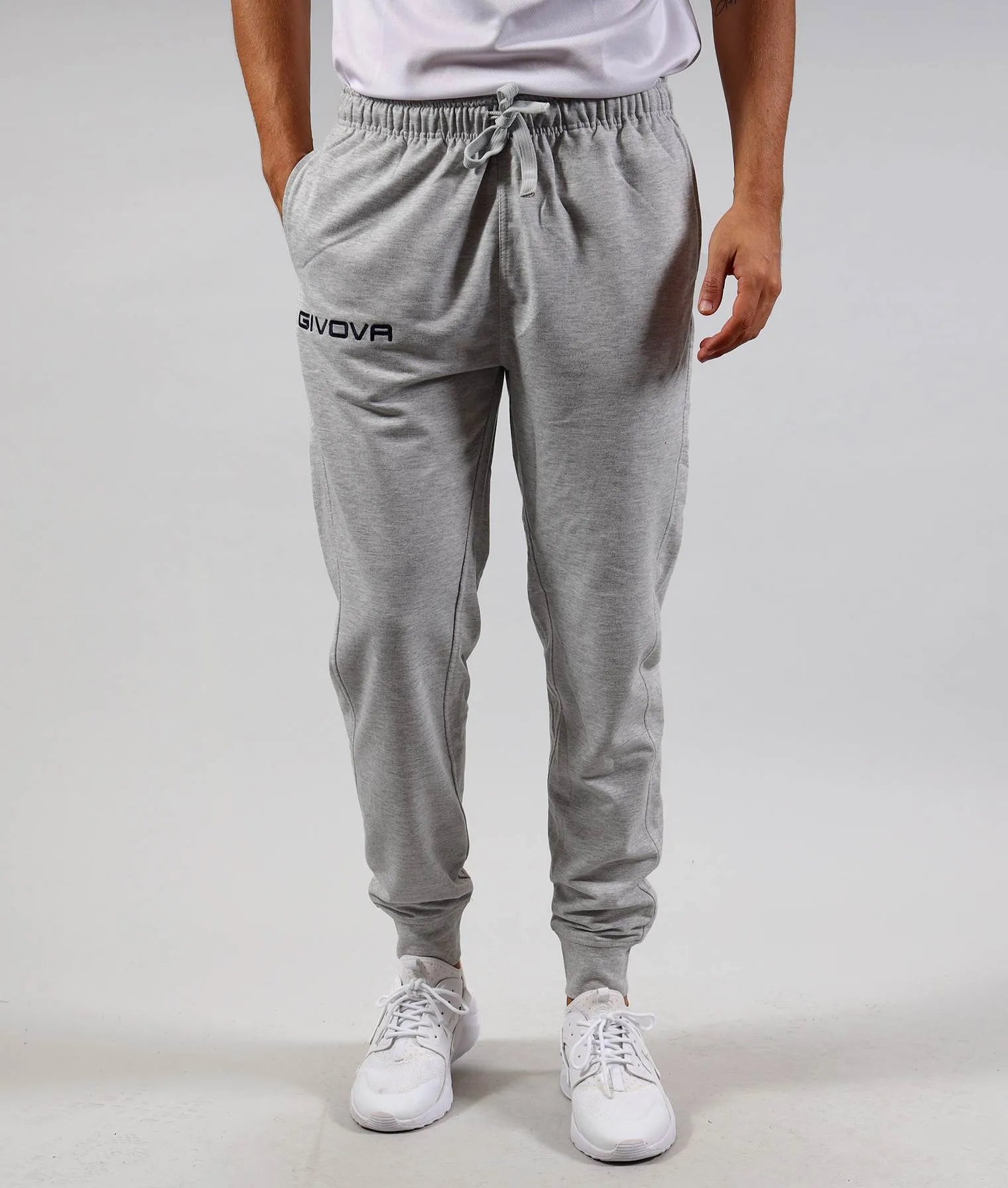 Calça de moletom universal givova rei cinza lin