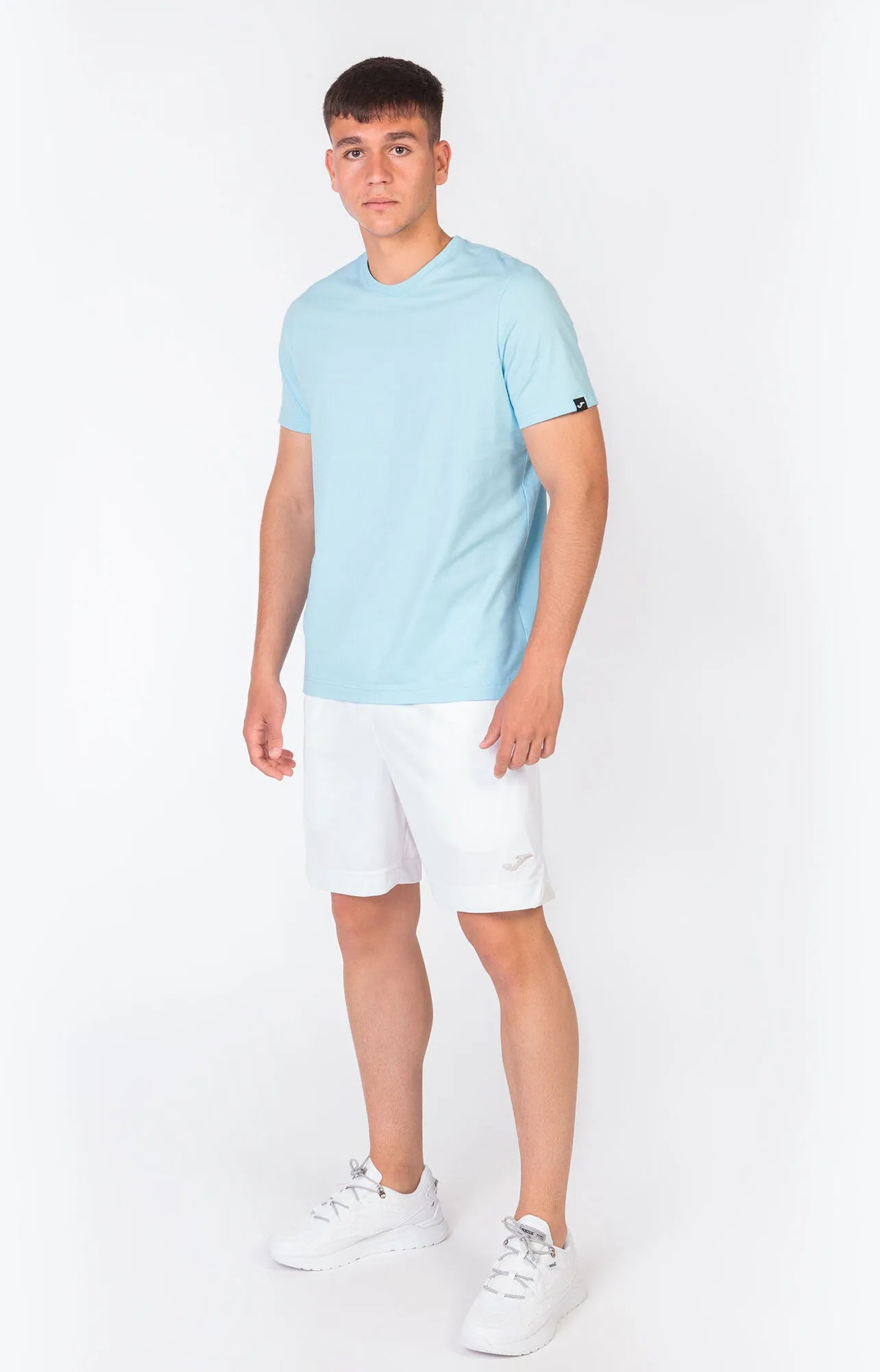 Joma Desert T -Shirt Sky Sky Sky Blue L - Cotone traspirante