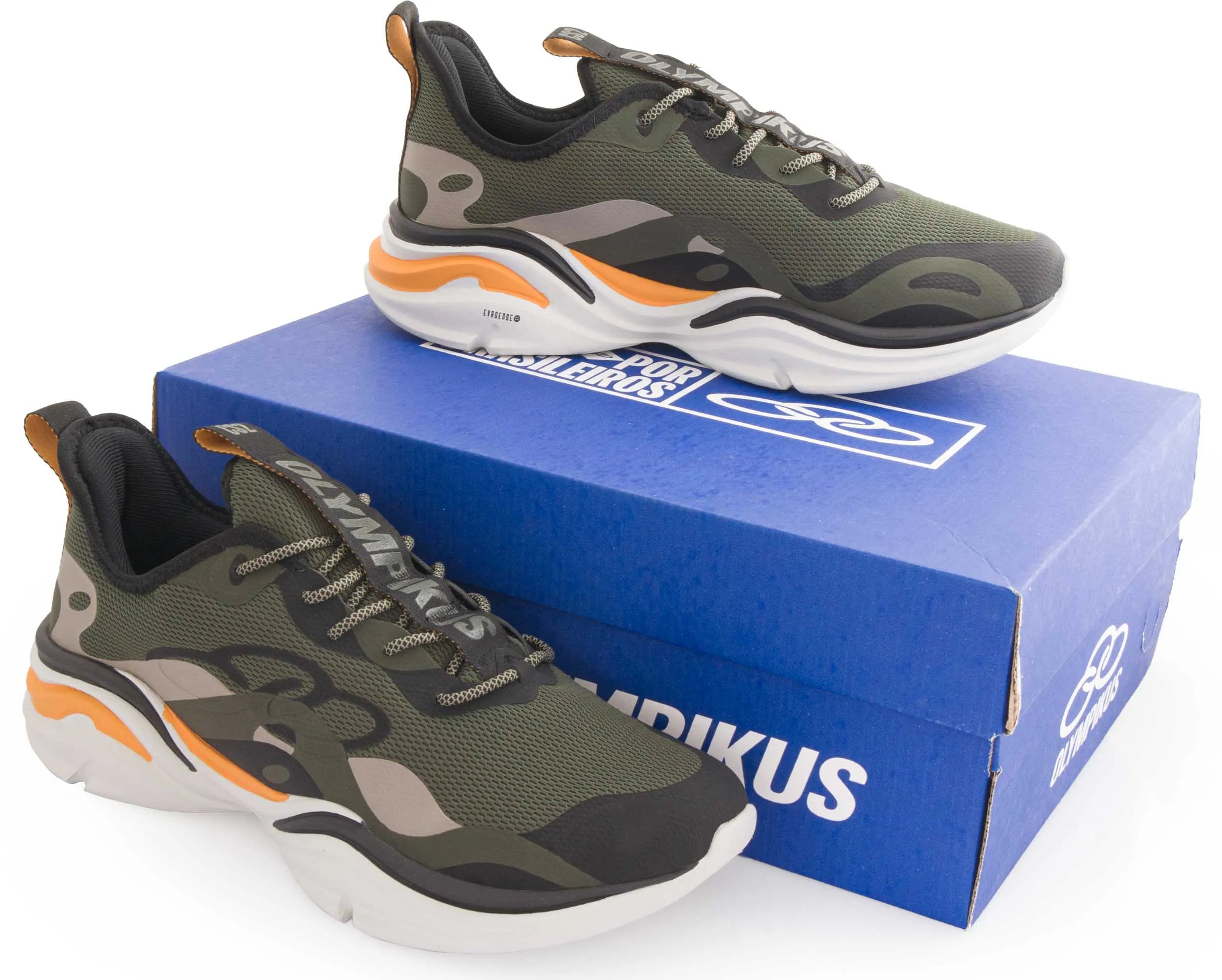 Olympikus CS2 Militar-Black 43: Sneakers masculins sportifs