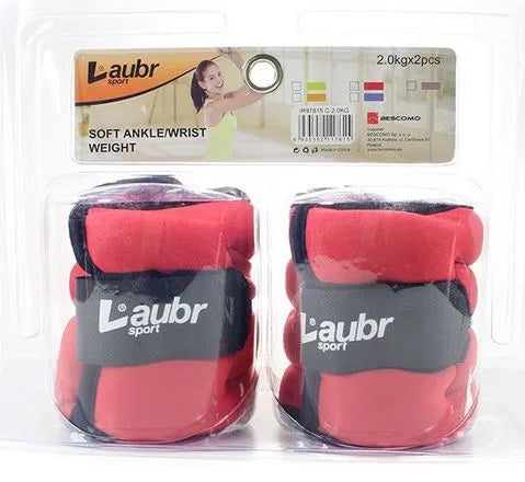 Laubr Sport Soft Fitness Weights 2x2kg - Idéal pour les devoirs