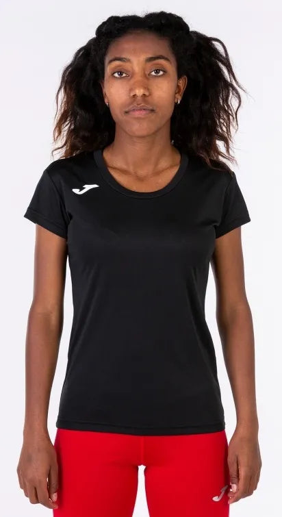 Hölgyek T -szifirt Joma Record II Black L - Sportos és lélegző