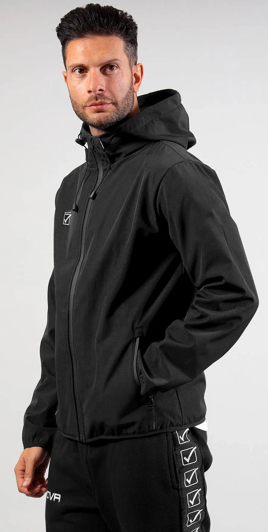 Unisex softshell bunda Givova bunda černá 4xl