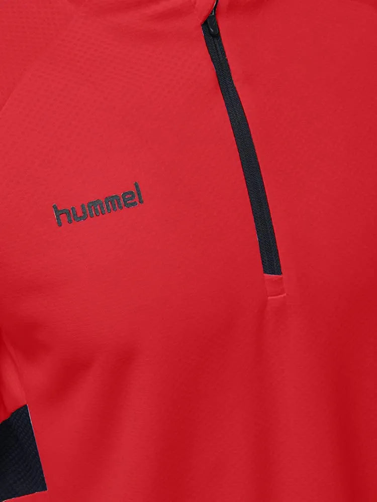Pánské mikiny Hummel Tech Move Half Zip Red, S