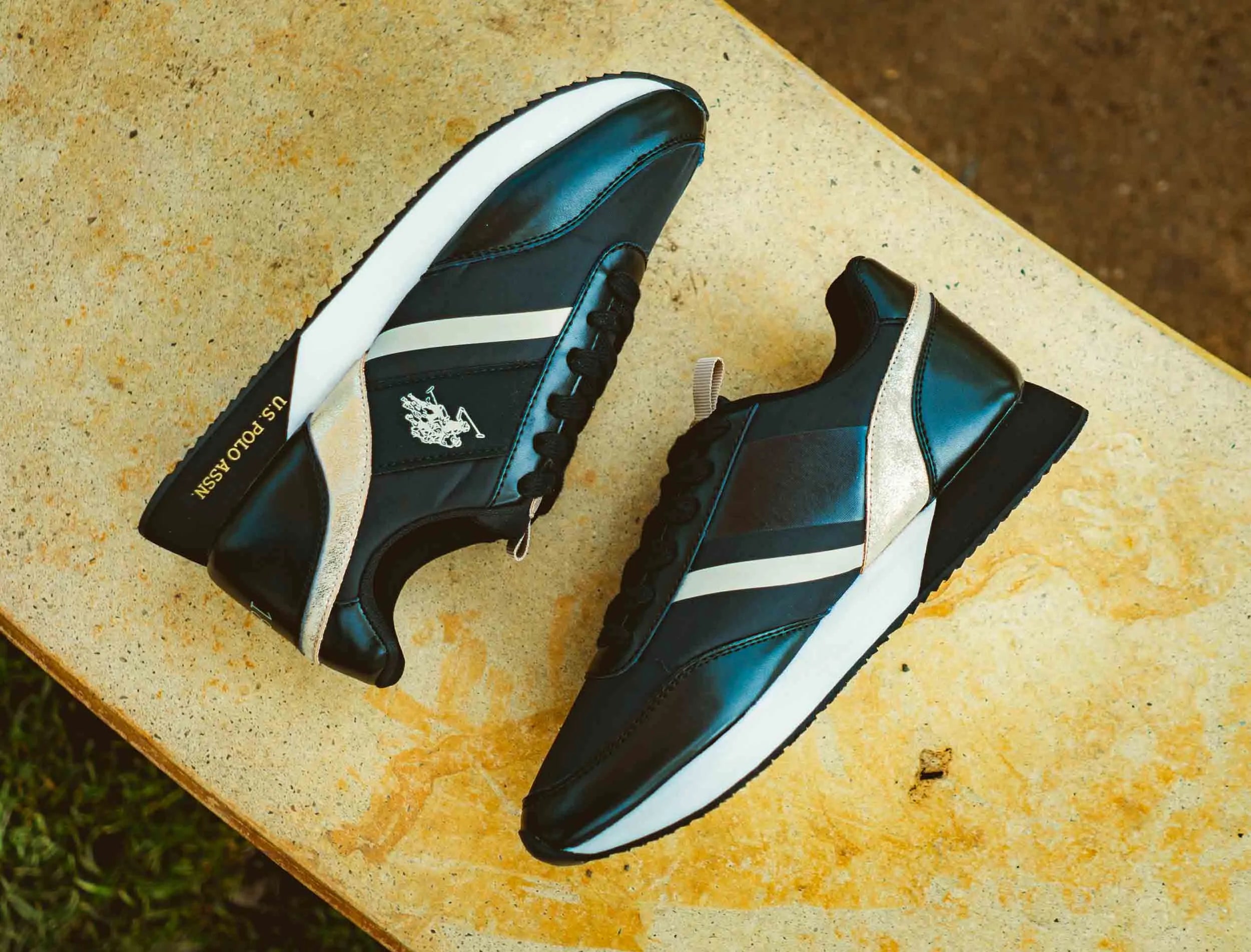 US Polo Assn. Damensneaker schwarz - Größe 36