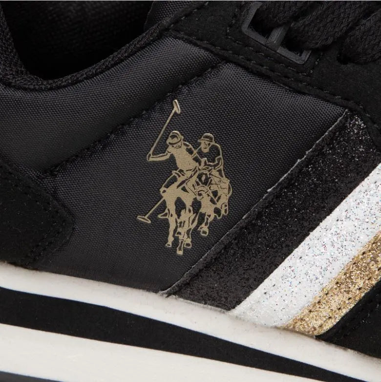 Ladies Sneakers US Polo Assn. Schwarze Größe 36