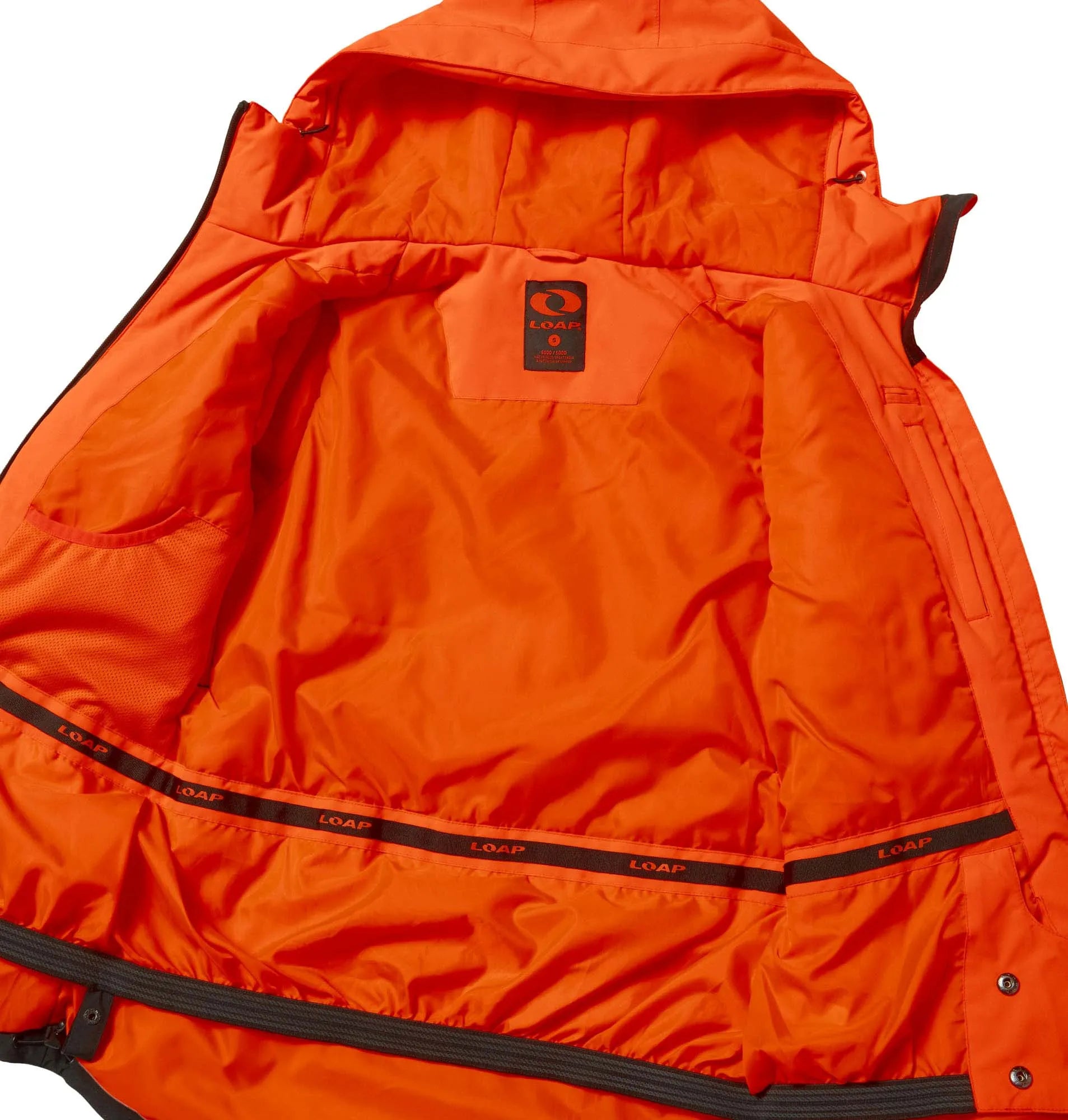 Women's ski jacket loap lawela black-org black s