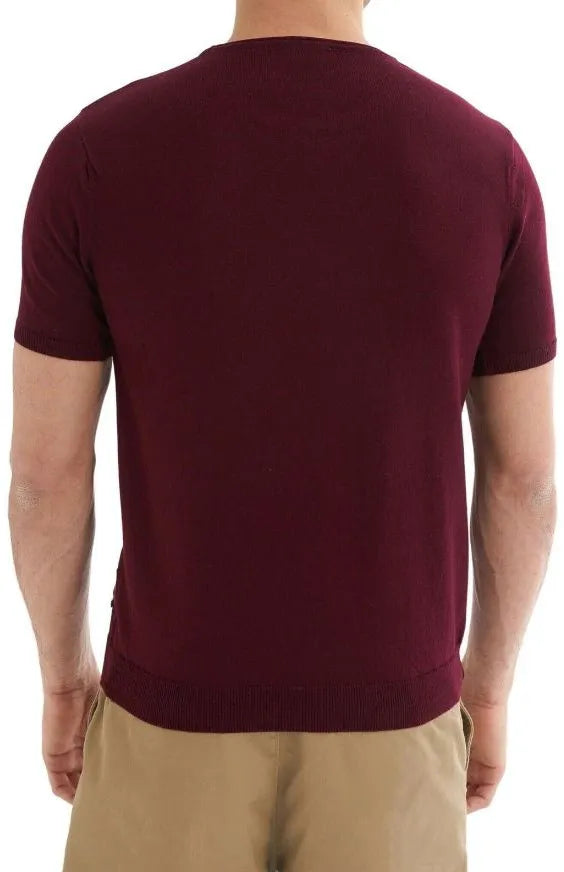 Jimmy Sanders Zeus Bordeaux t -shirt Men m - Cotton
