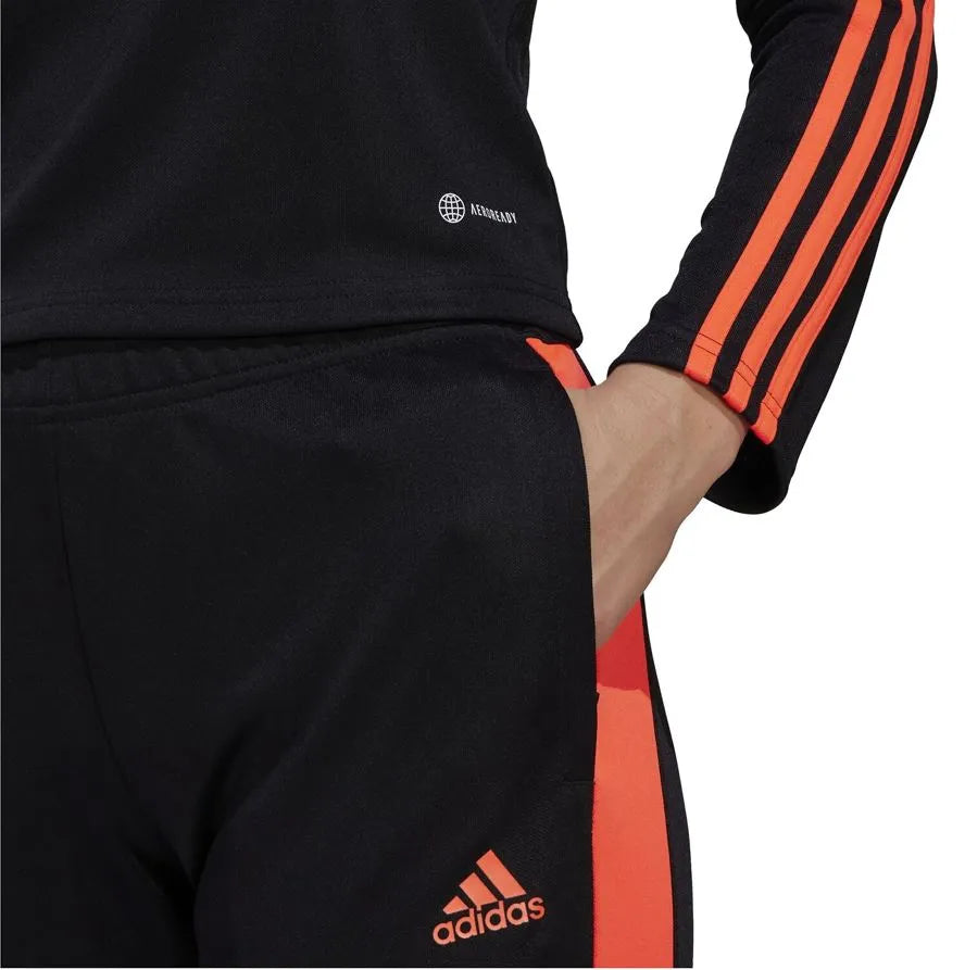Adidas tiro nadrág fekete/piros - sportos és lélegző