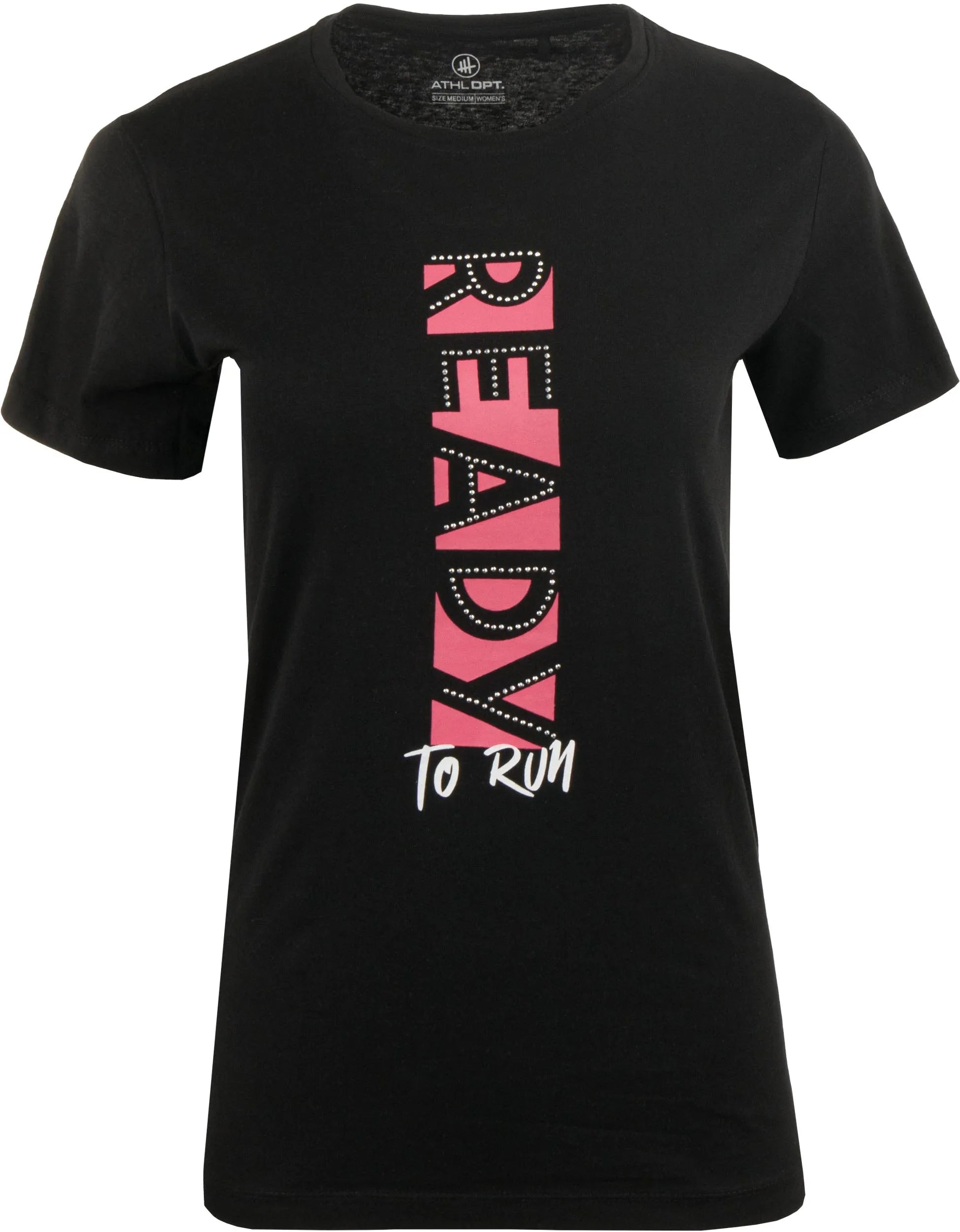 Damer t-shirt athle. Dpt amore sort l - sporty og behagelig