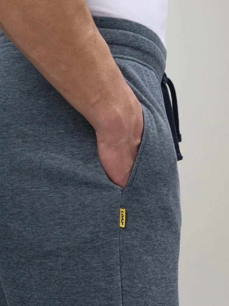 Pantaloni della tuta maschile Loap Ecrad blu scuro 2xl