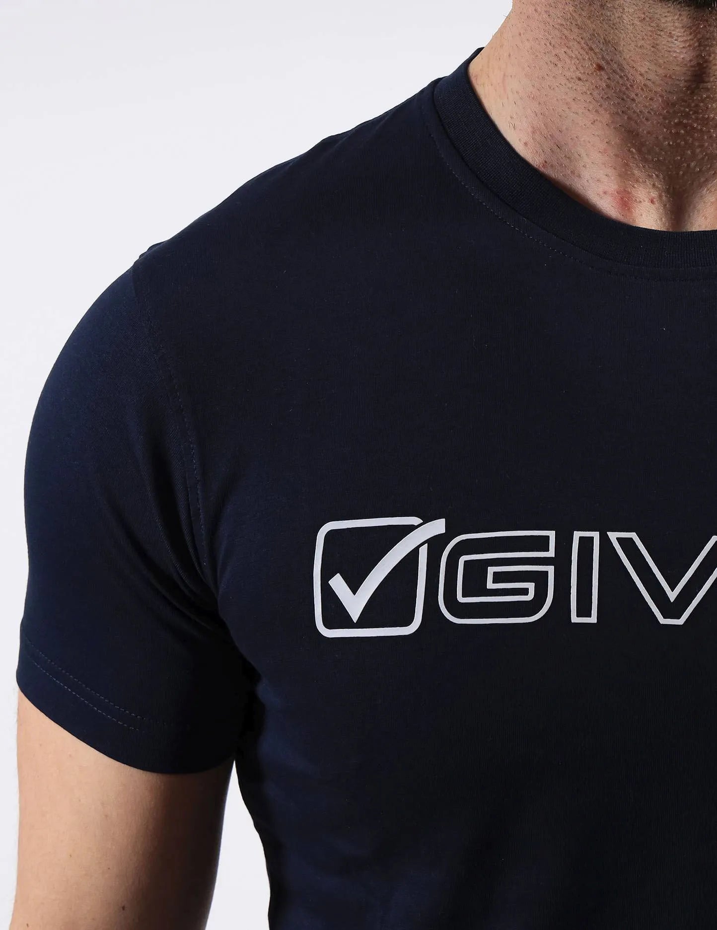 Cotton T-shirt givova mondo blå xl