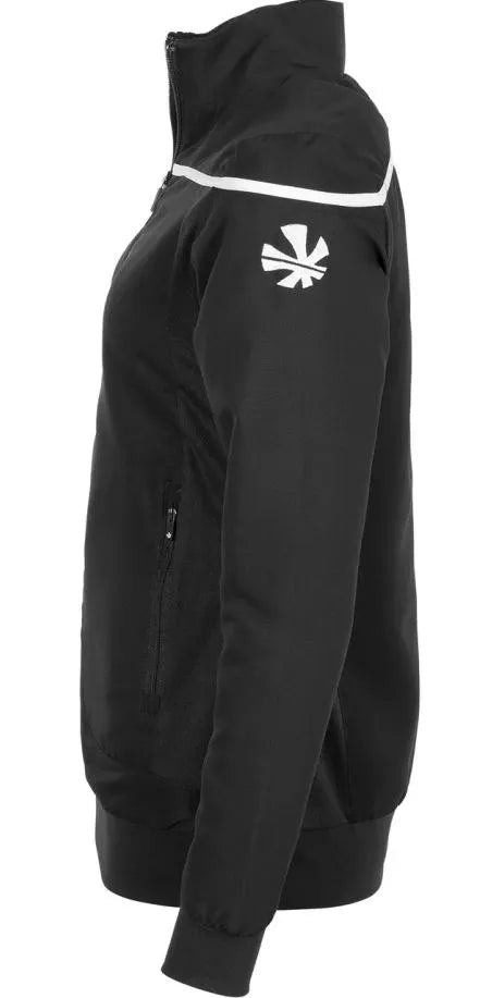 Women's reece varsity jacket black-white xs