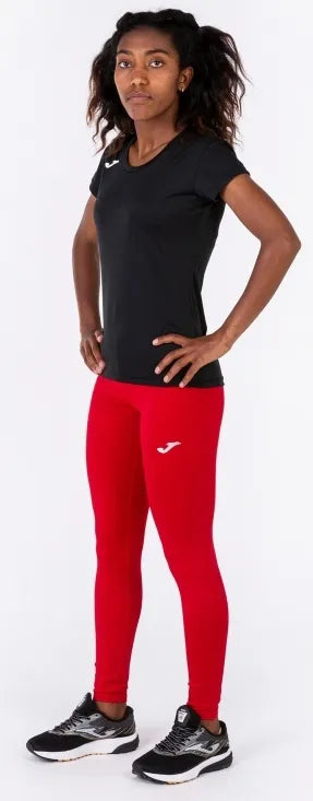 Ladies T -Shirt Joma Record II Black L - sportowy i oddychający