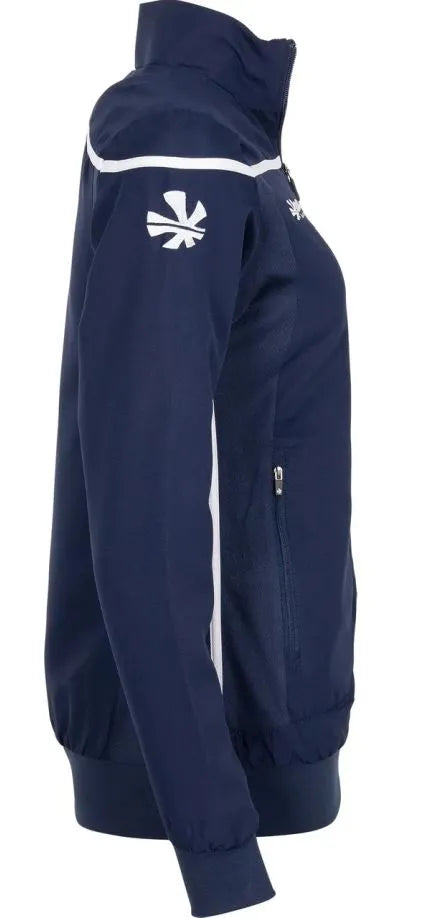 Women's reece varsity jacket navy-white blue l