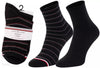 Tommy Hilfiger Women's Socks 2-Pack Preppy Black 39-42