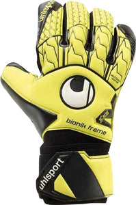 Goalkeeper Gloves Uhlsport Supersoft Bionik Fluo Yellow 10.5