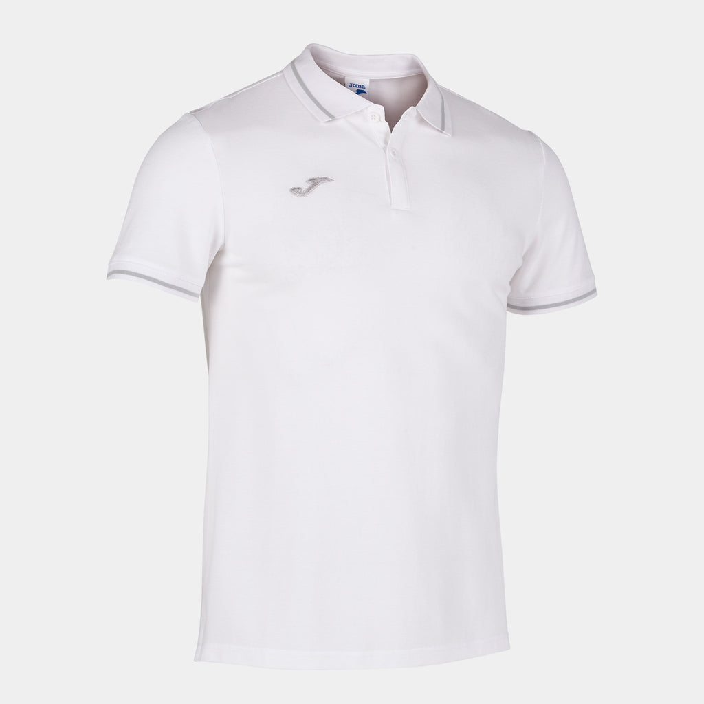 Polo shirt Joma Confort Ii White 3Xl