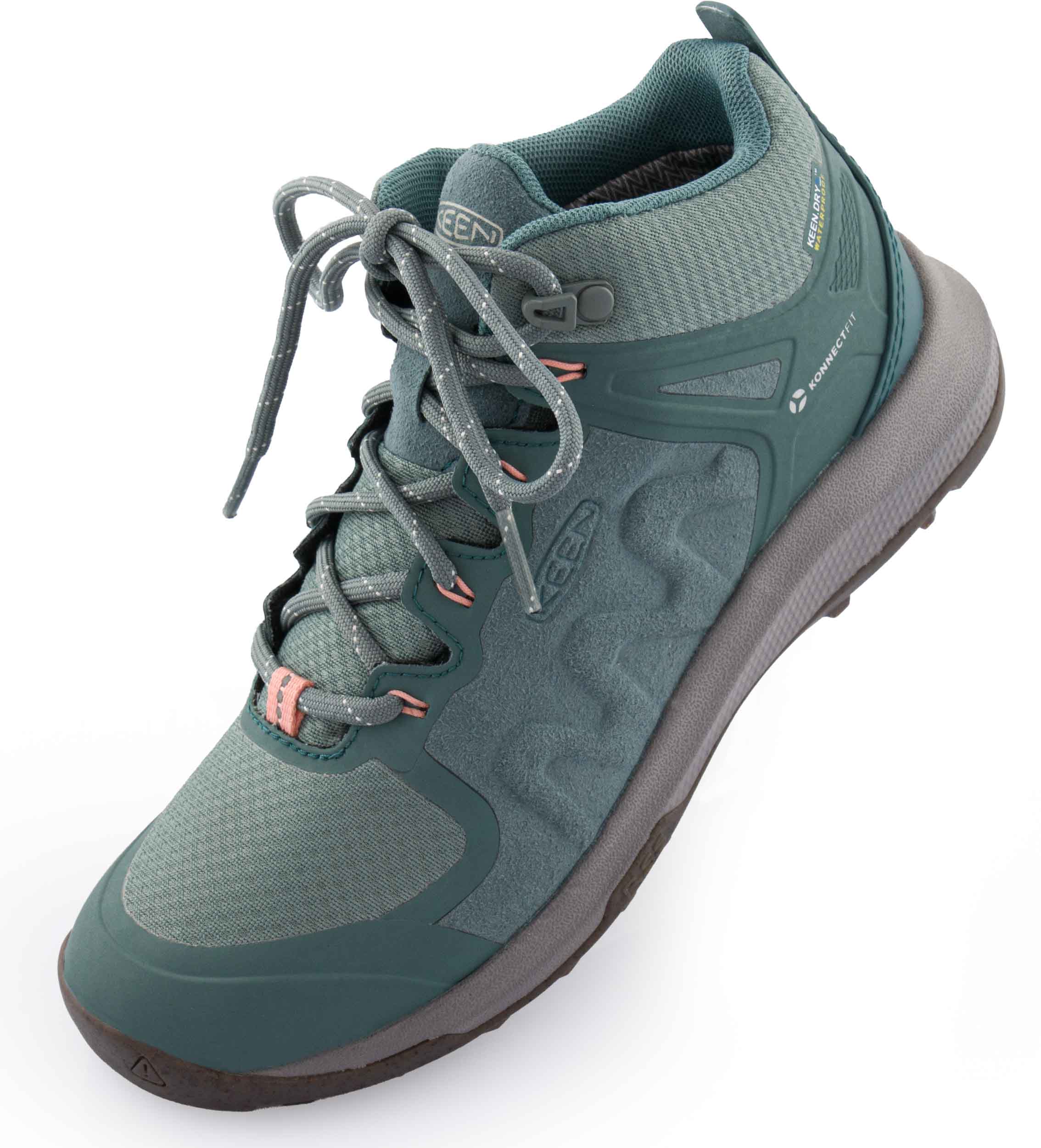 Buataisí Trekking Keen WMS Fiosraigh Lár WP Chinois Green-Dusty Pink 35