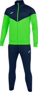 Sports Set Joma Oxford Tracksuit Fluor Green Navy M