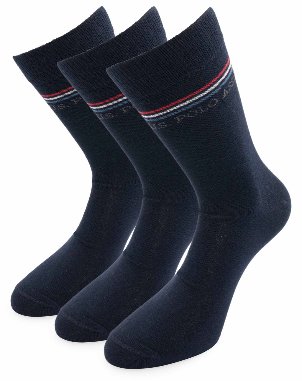 U.S. Socks Polo Assn. 3-Pack Marine 39-42