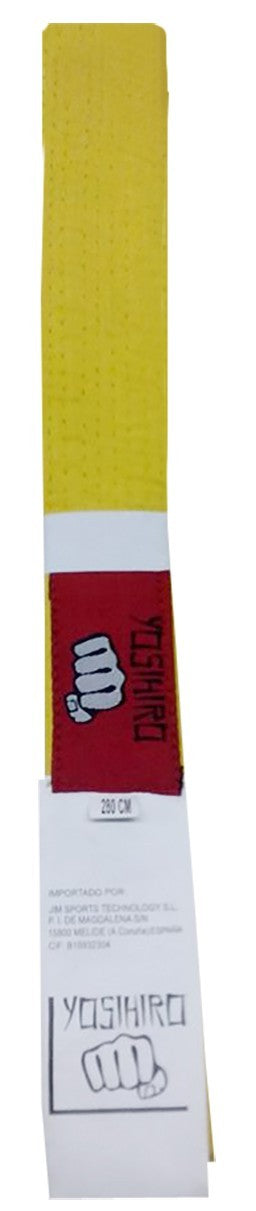 Cintura karate/judo yosihiro 100% cotone