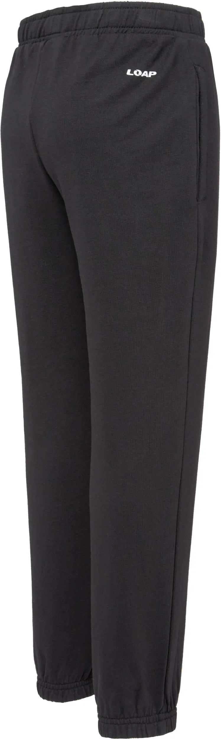 Sweatpants na bpáistí loap dogaran dubh dubh 112-116