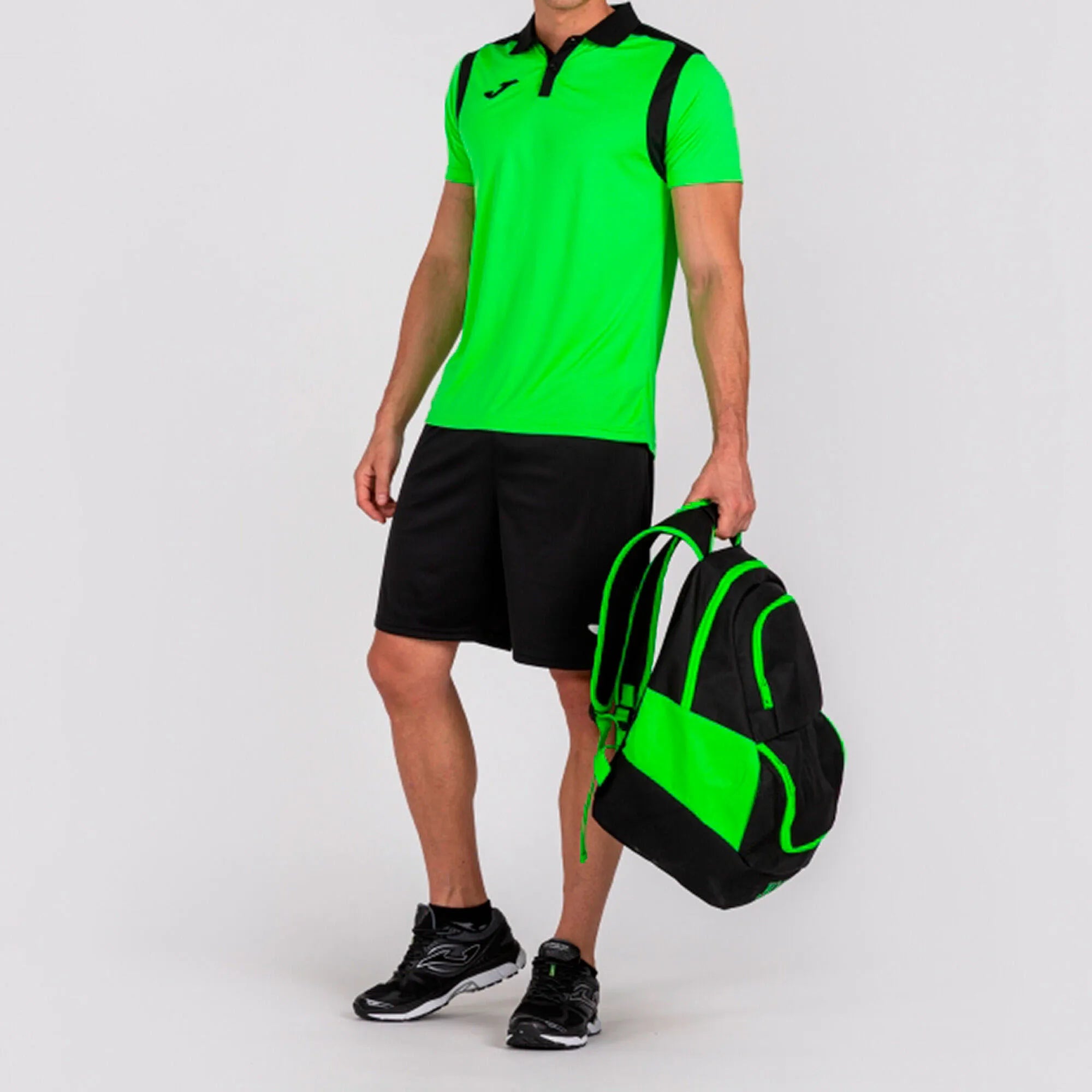 Sportovní tričko Joma Polo Championship Fluor Green-Black, XS