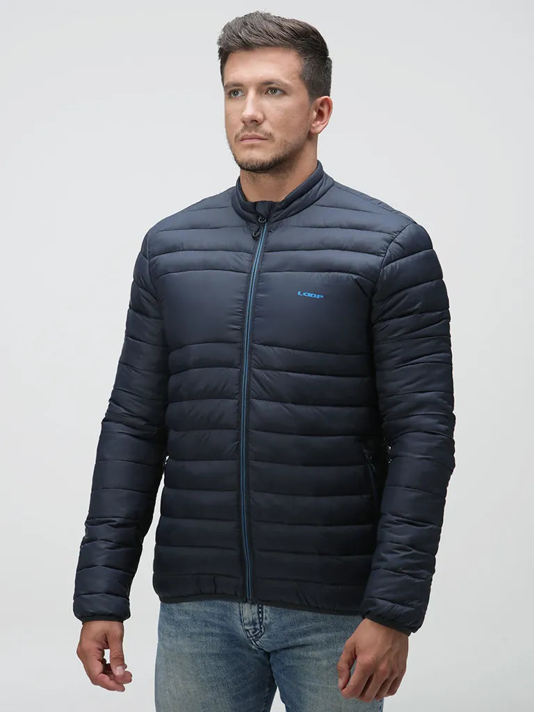 Black Blue Men's Jacket Irpur - Eau - Réplument et chaleureux