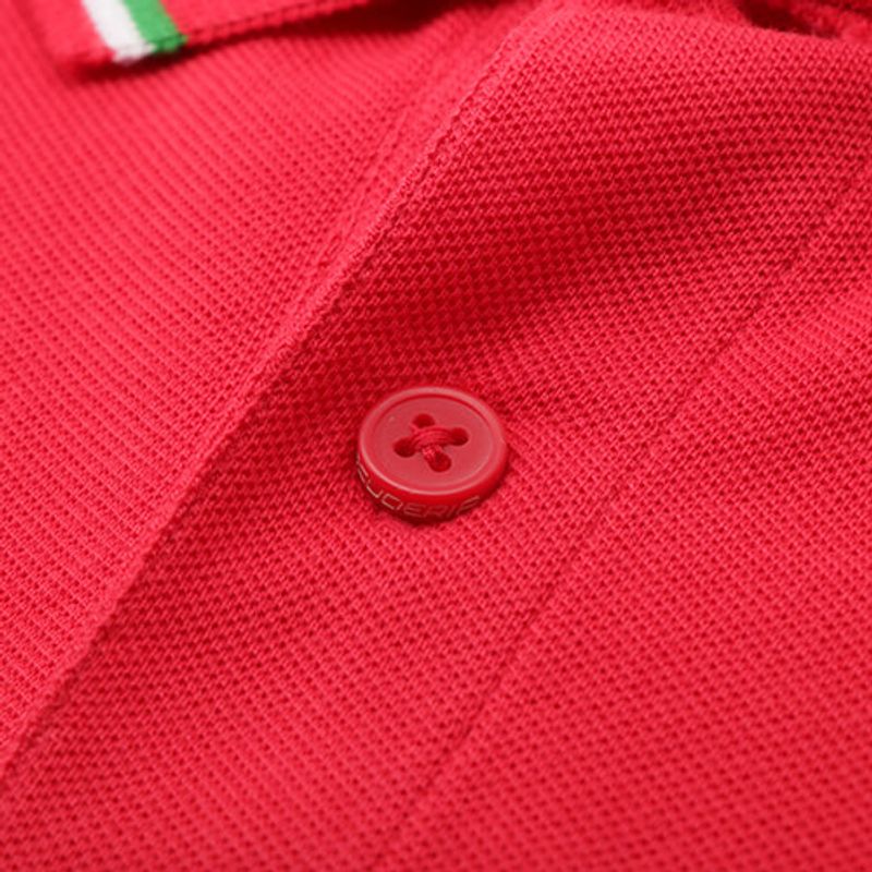 Ferrari SF FW Tricolore Polo Red Men