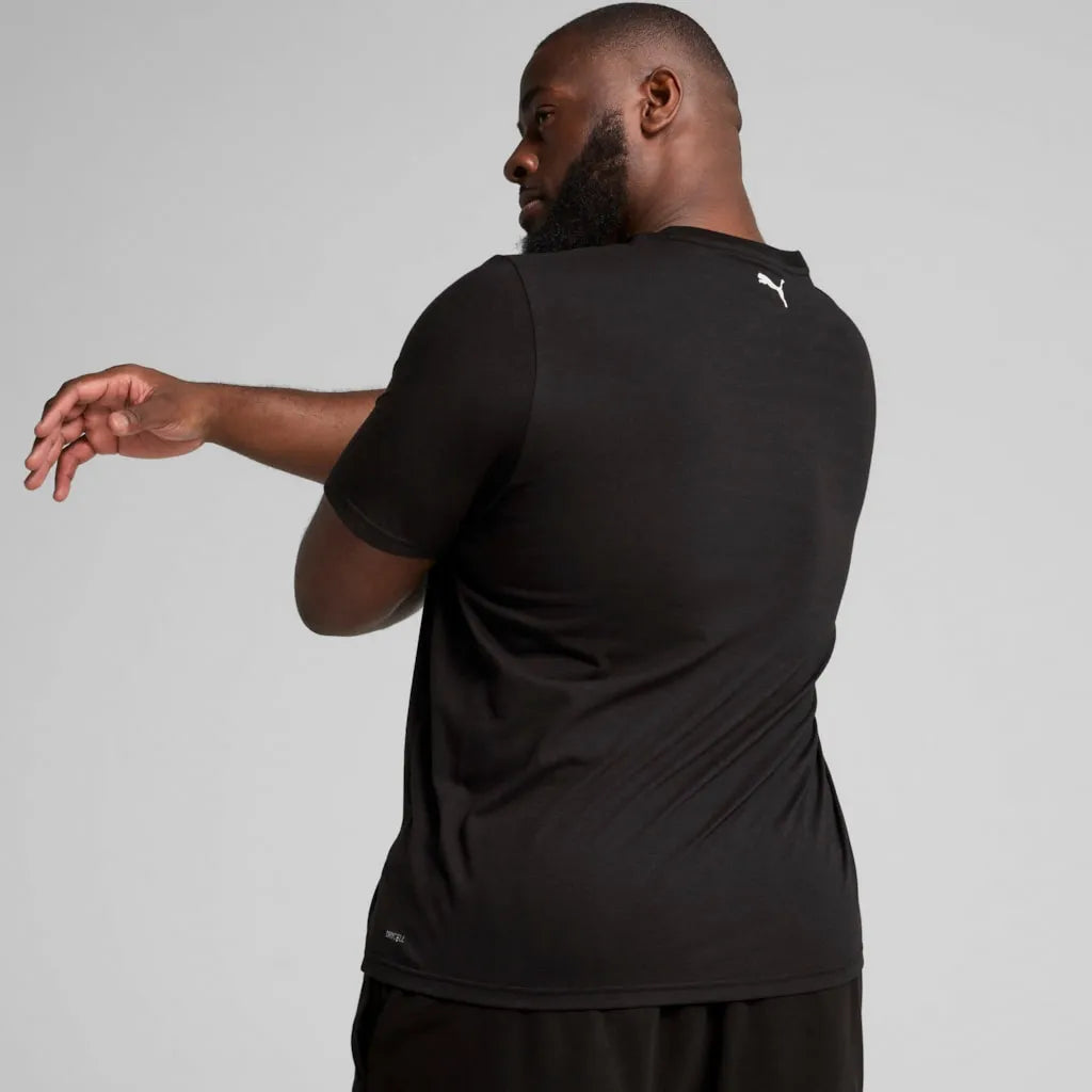 Pánske tričko Puma Tech TriBlend Tee Black Lack l