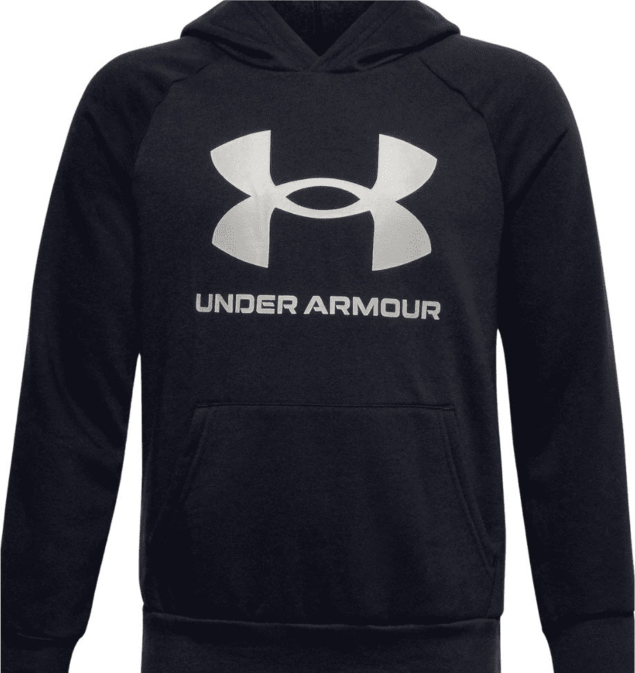 Children's Sweatshirt Under Armor Rival Fleece Hoodie Black 116-122