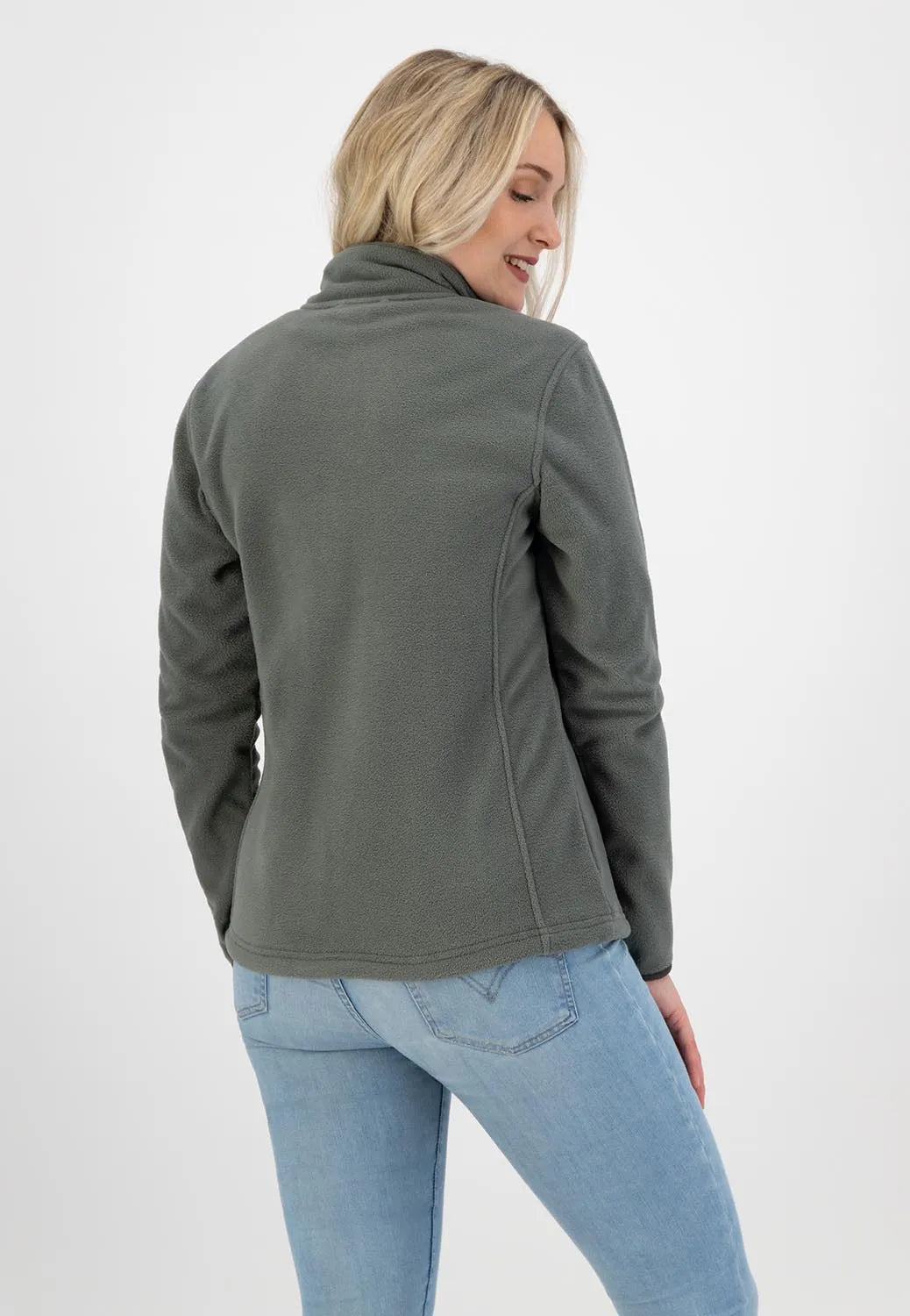 Ladies Fleece Mikina Kjelvik Danique Balsam Green 46