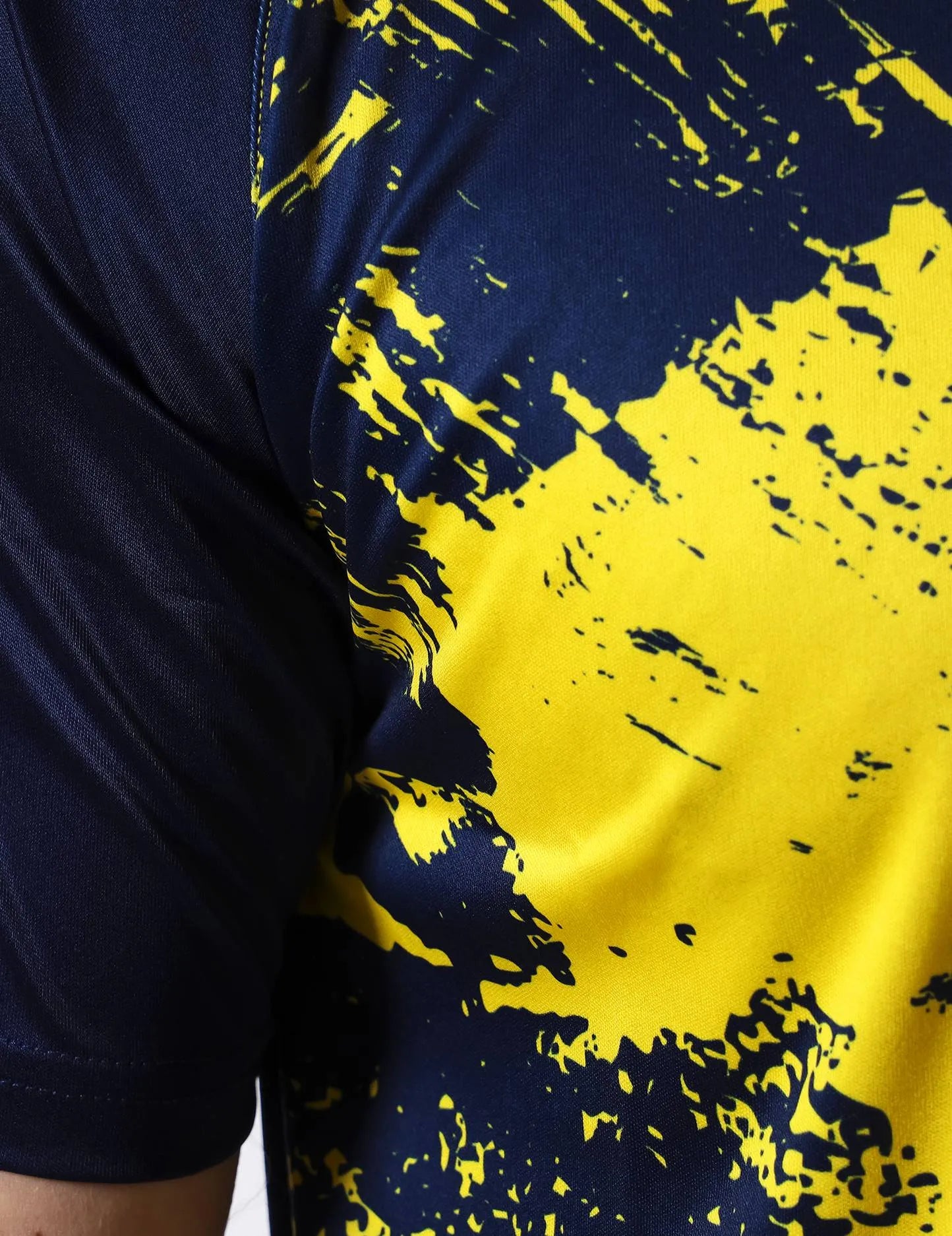 Sport T-Shirt Givova Art Interlock Fluo Yell-Blue S